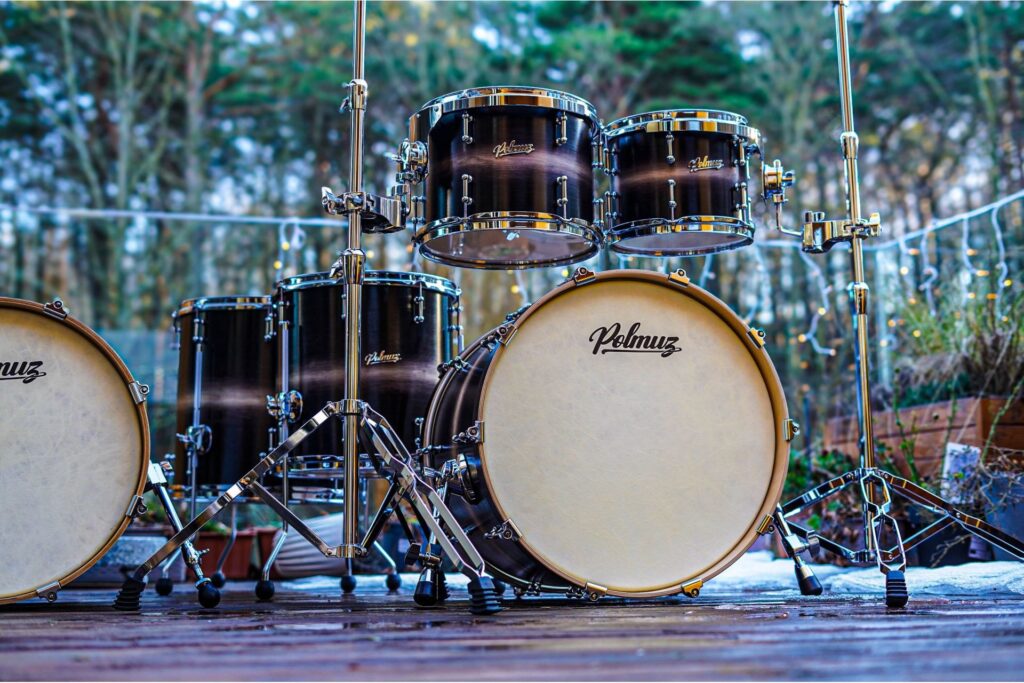 Perkusja Polmuz Model 1 Maple w polerowanym czarnym fade dla Filharmonii Narodowej